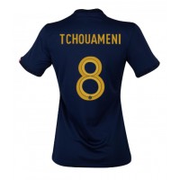 Francúzsko Aurelien Tchouameni #8 Domáci Ženy futbalový dres MS 2022 Krátky Rukáv